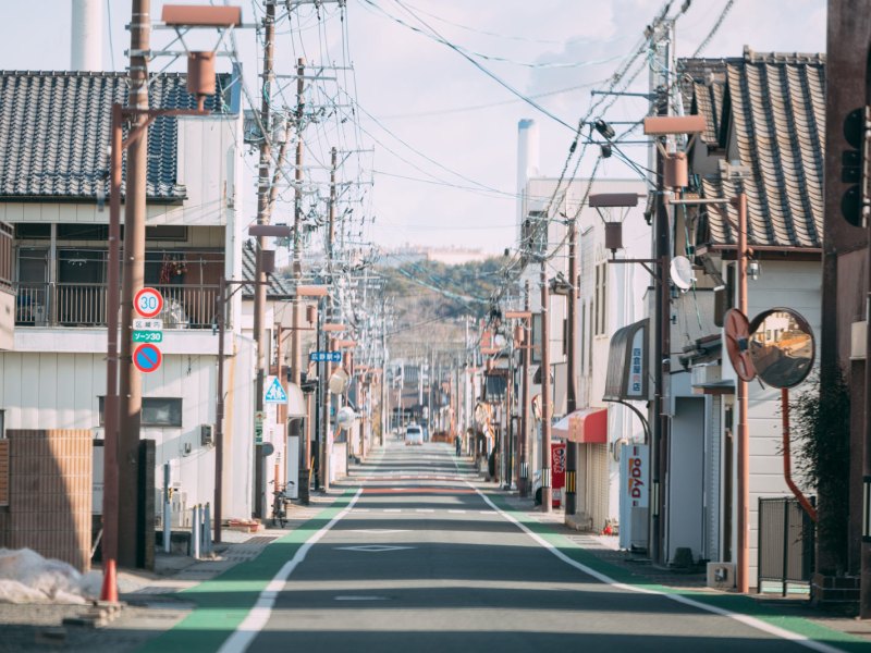 クリニックのある桜新町の街並み